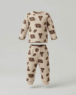 Printed Long Sleeves Epp Pyjama Set