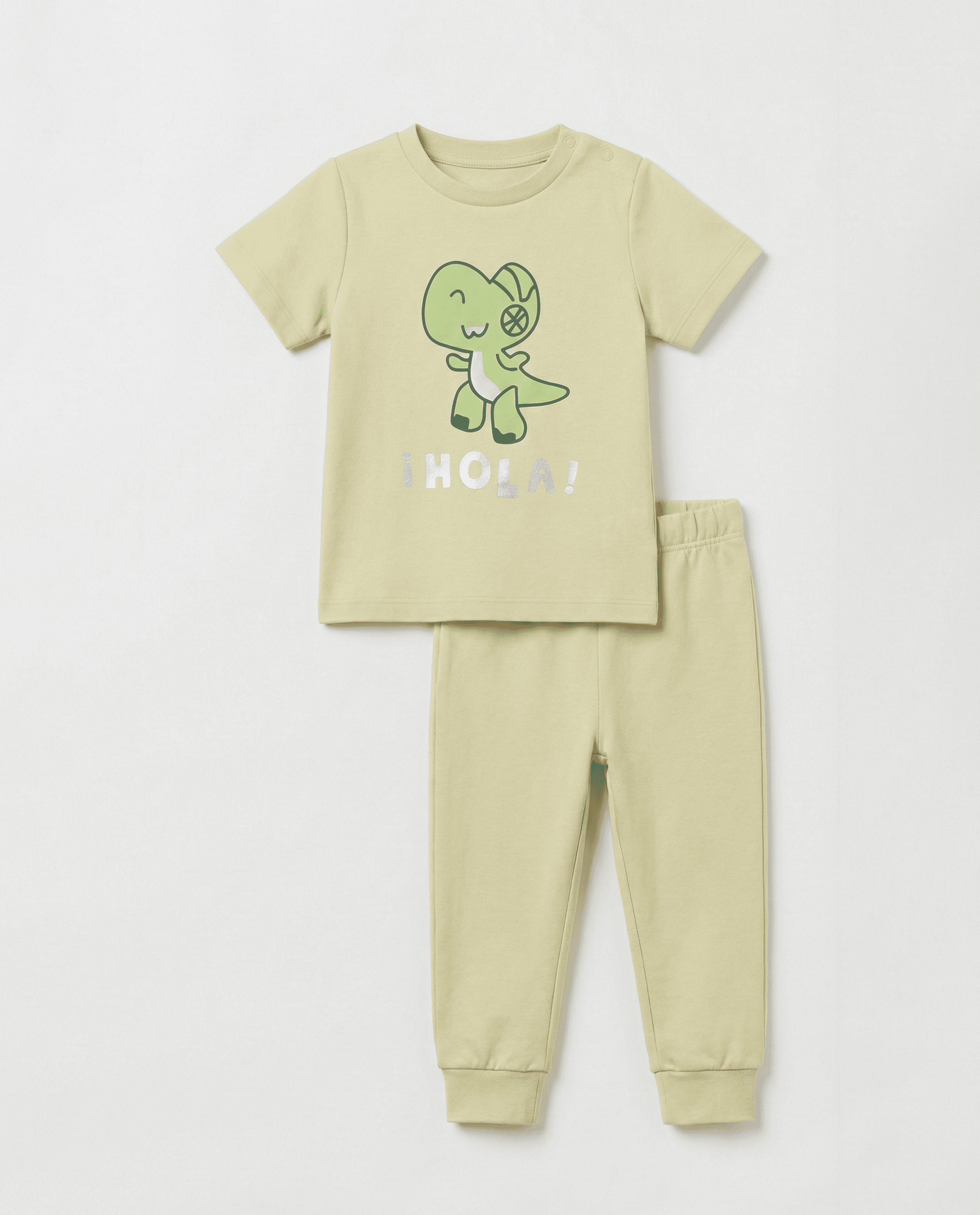Printed Short Sleeves Pyjama Set thumbnail 9