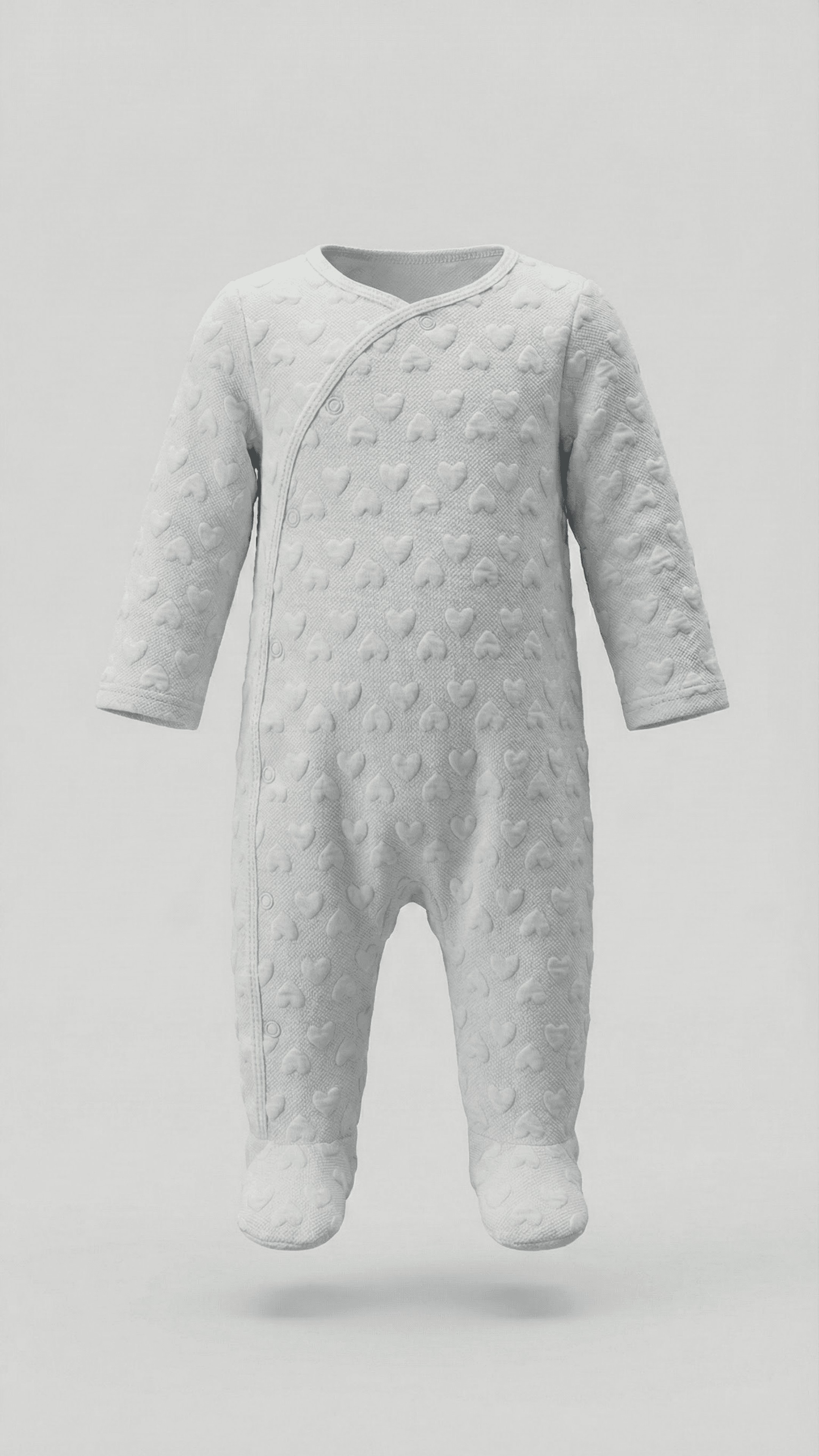 Babies and More Long Sleeves Scoop-Open Sleepsuit - Blue