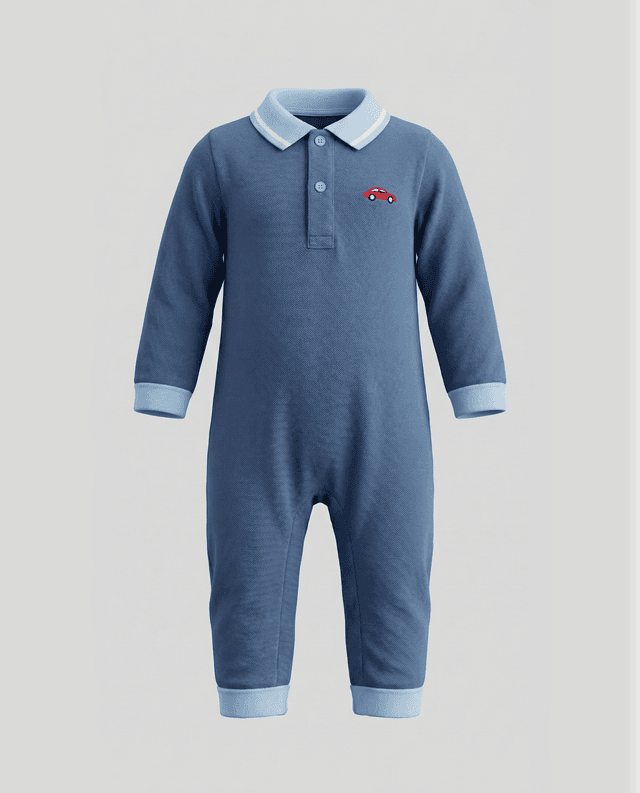 Printed Long Sleeves Sleepsuit thumbnail 1