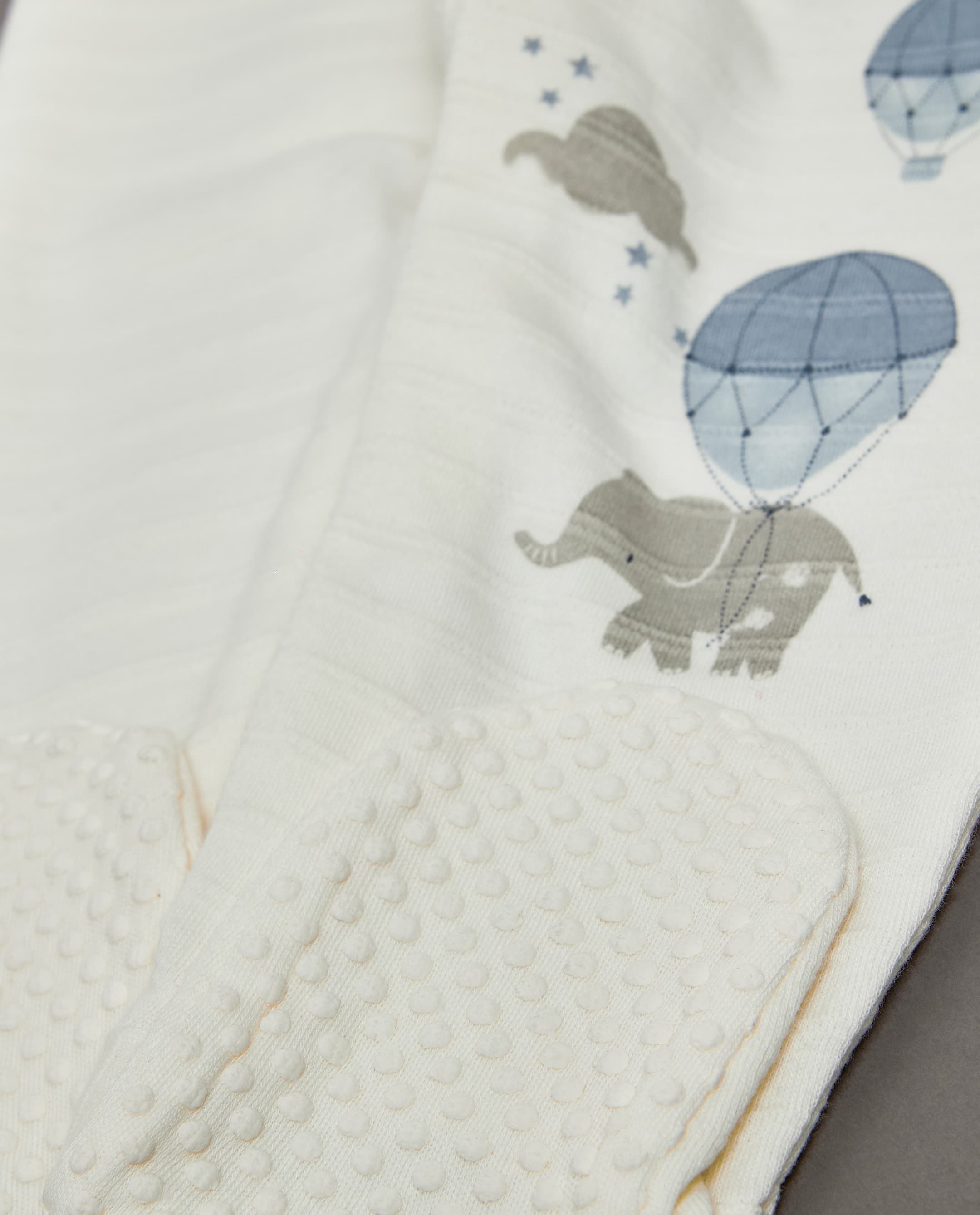 Babies & More Printed Collared Footed Sleepsuit