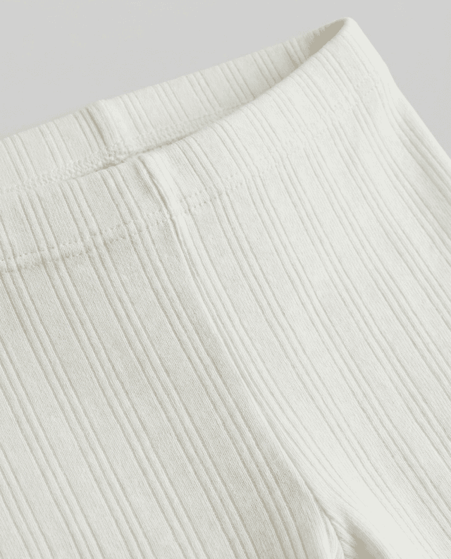 Ribbed Elastic Waist Leggings thumbnail 3