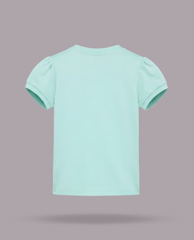 Butterfly Print T-Shirt with Crew Neck and Short Sleeves thumbnail 4