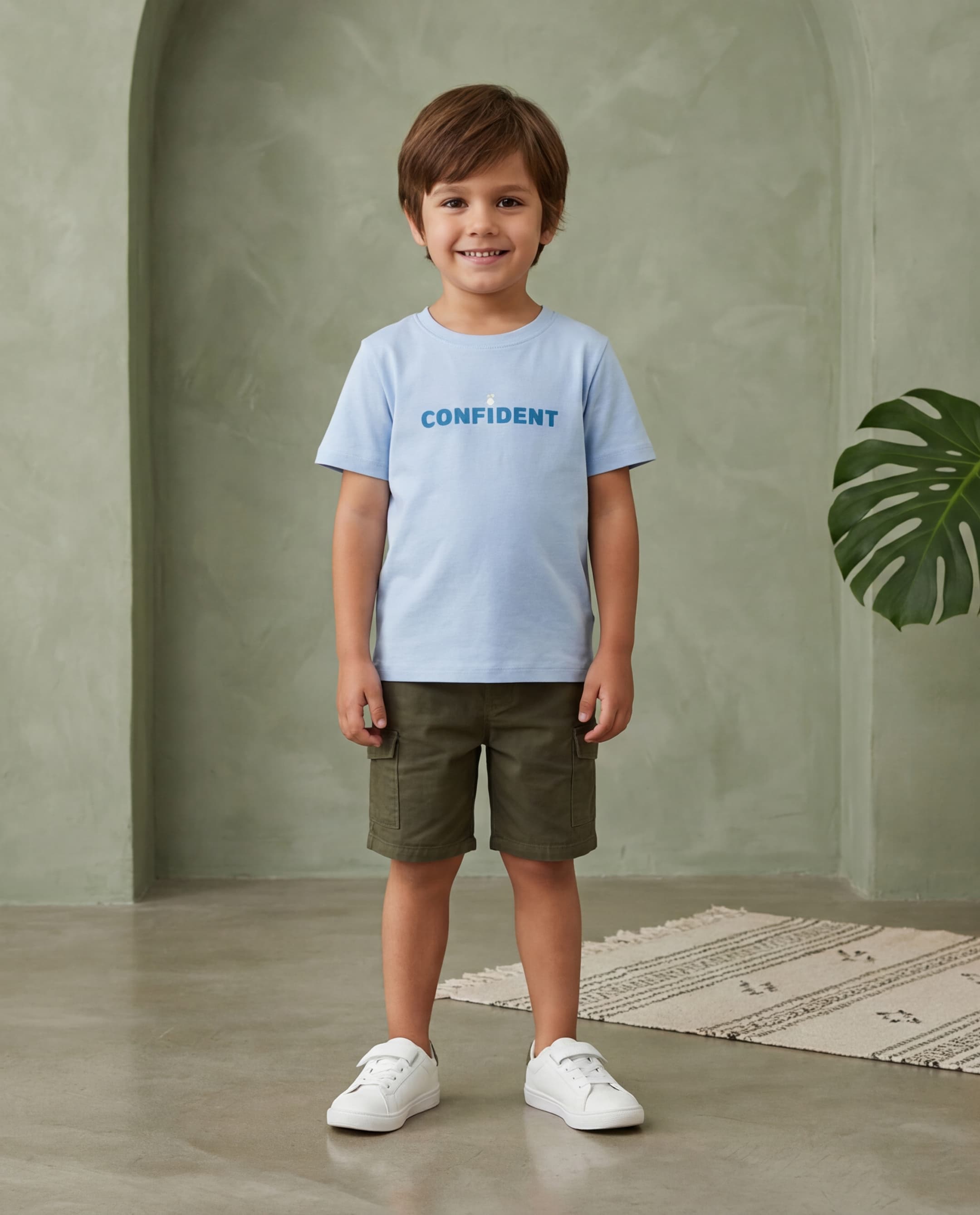 Typography Print Short Sleeves T-Shirt