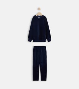 Ribbed Long Sleeves Pyjama Set
