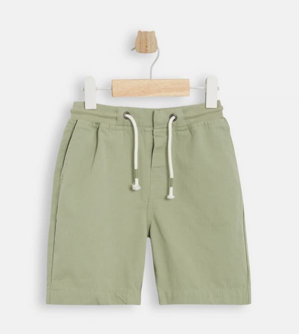 Drawstring Waist Shorts
