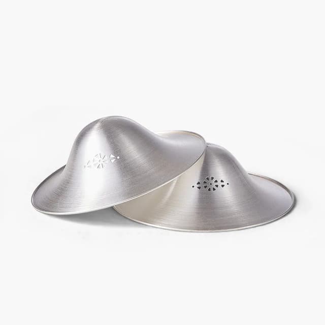 Momcozy - 999 Silver Nursing Nipple Shields - 65mm - 2 Pcs thumbnail 2