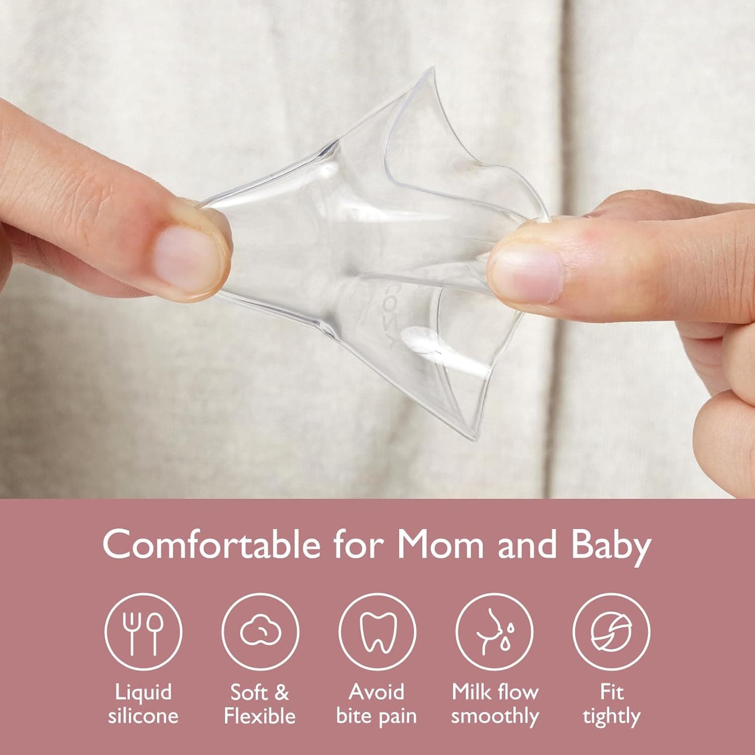 Momcozy - Contact Nipple Shields With Carry Case 17mm