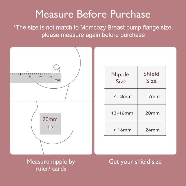 Momcozy - Contact Nipple Shields With Carry Case 20mm thumbnail 4