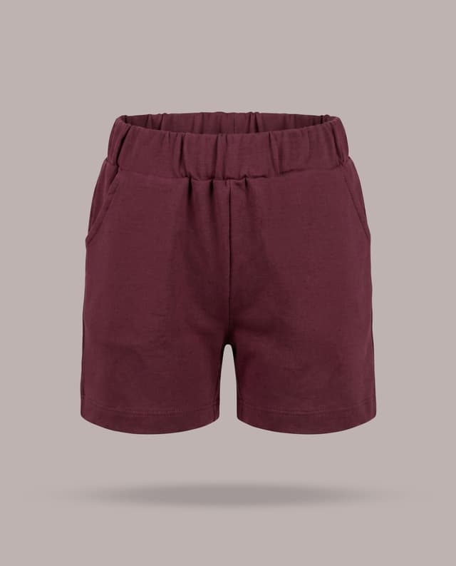 Solid Regular Fit Shorts with Elastic Waist thumbnail 3