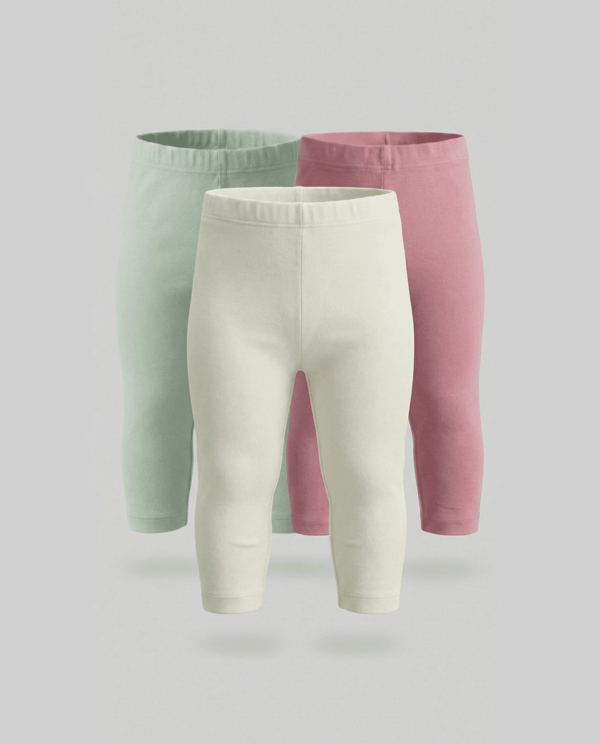 3 Pack Solid Leggings