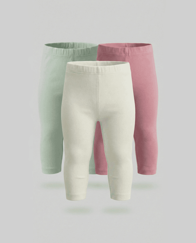 3 Pack Solid Leggings thumbnail 1