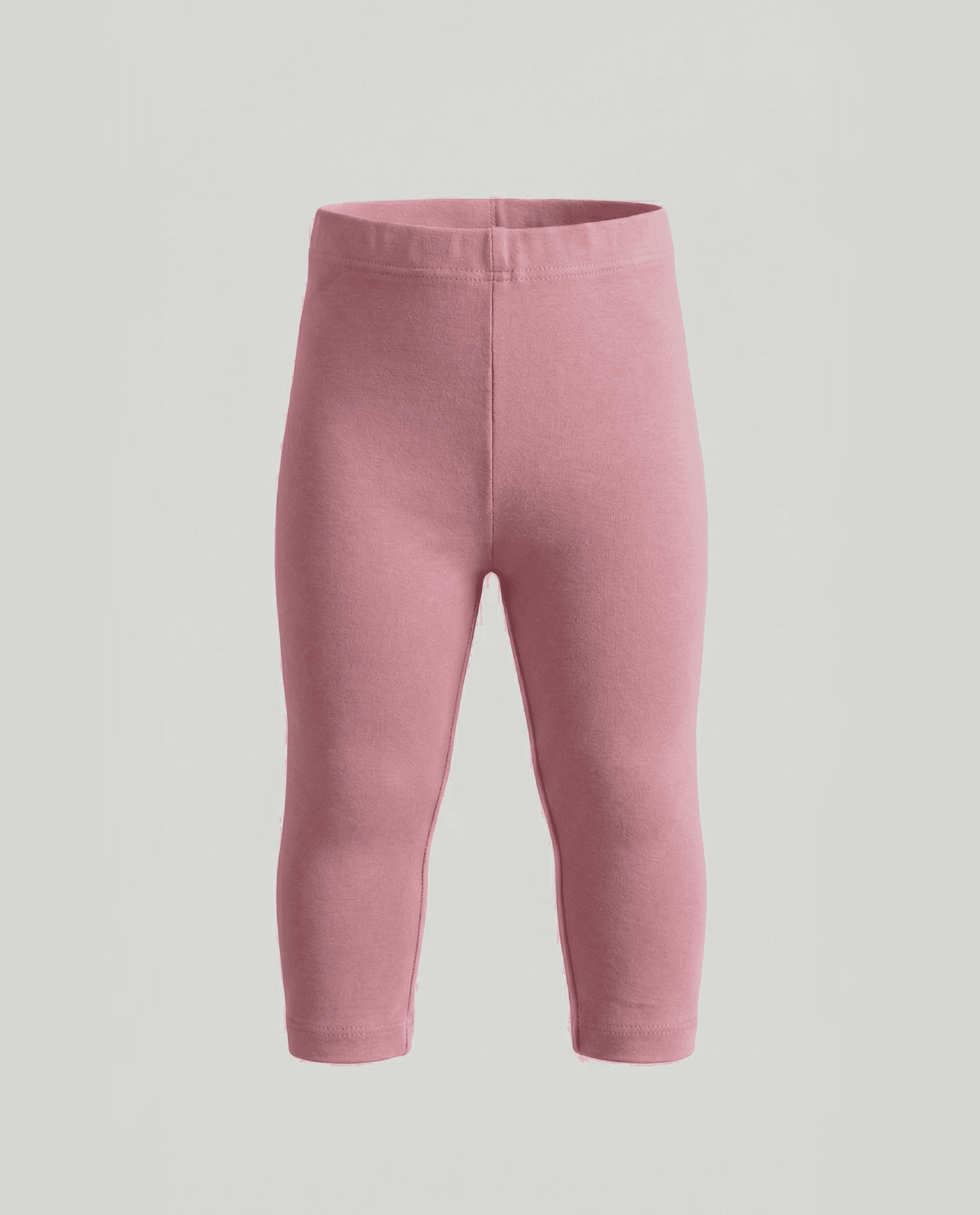 Pack of 3 Solid Elastic Waist Leggings