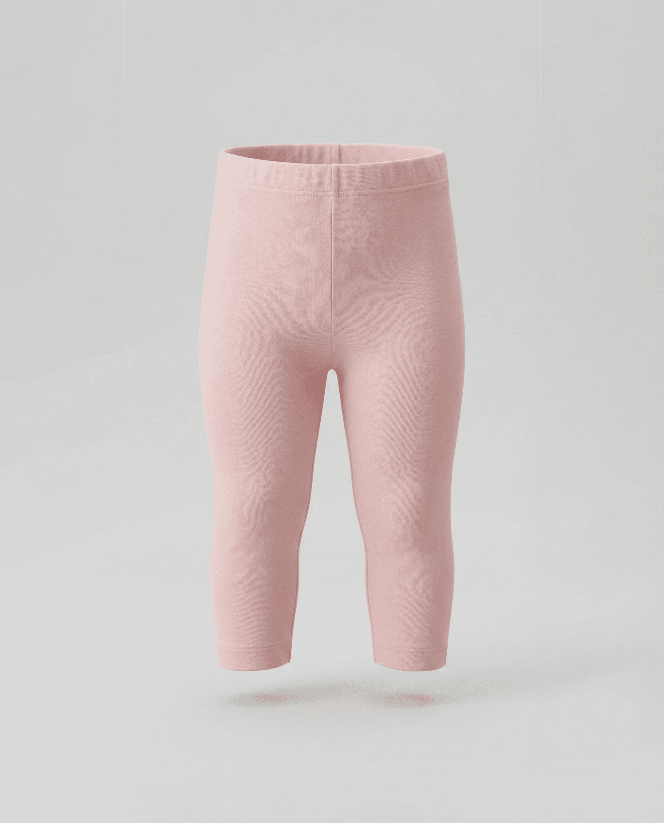 Pack of 3 Solid Elastic Waist Leggings