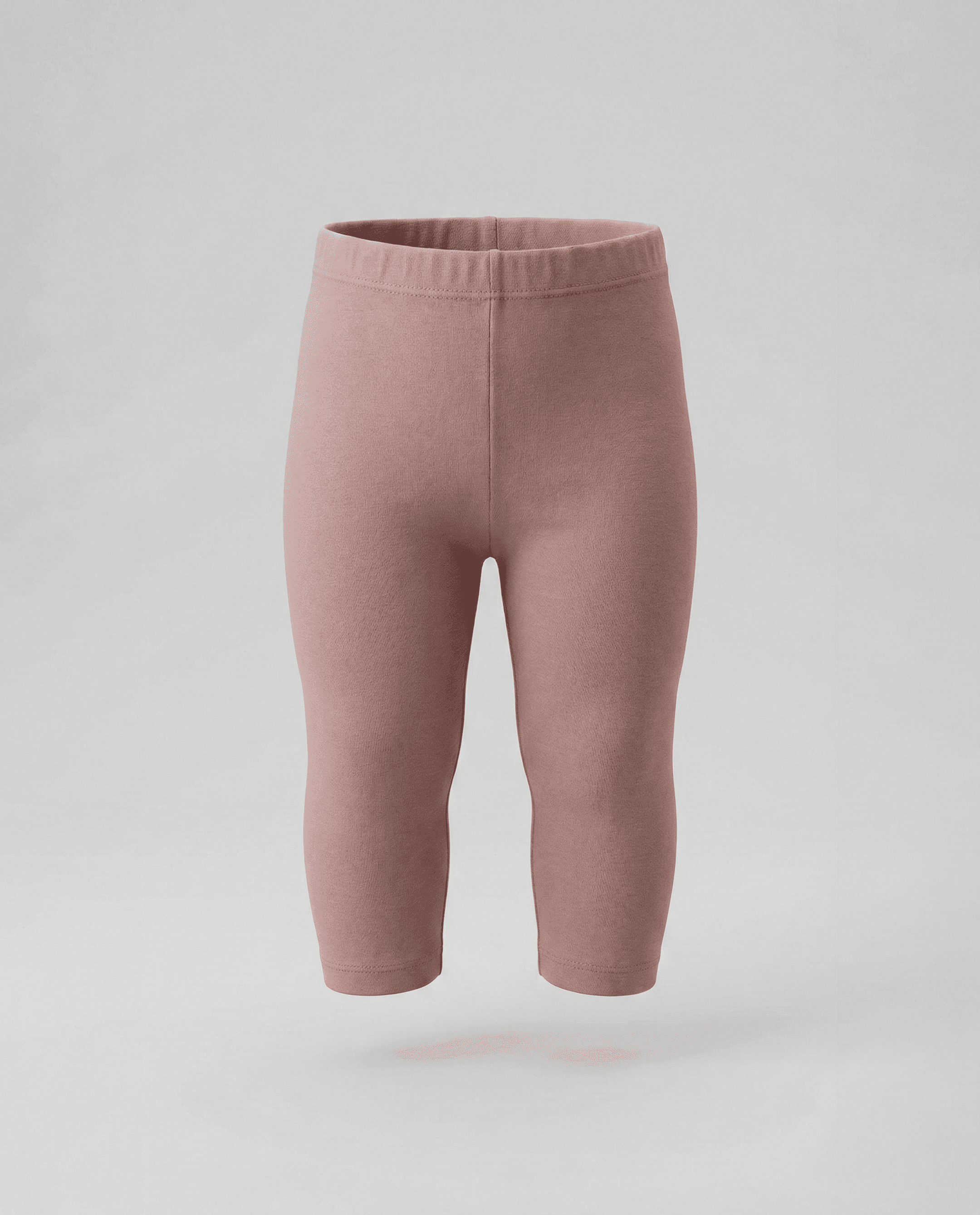 Pack of 3 Solid Elastic Waist Leggings
