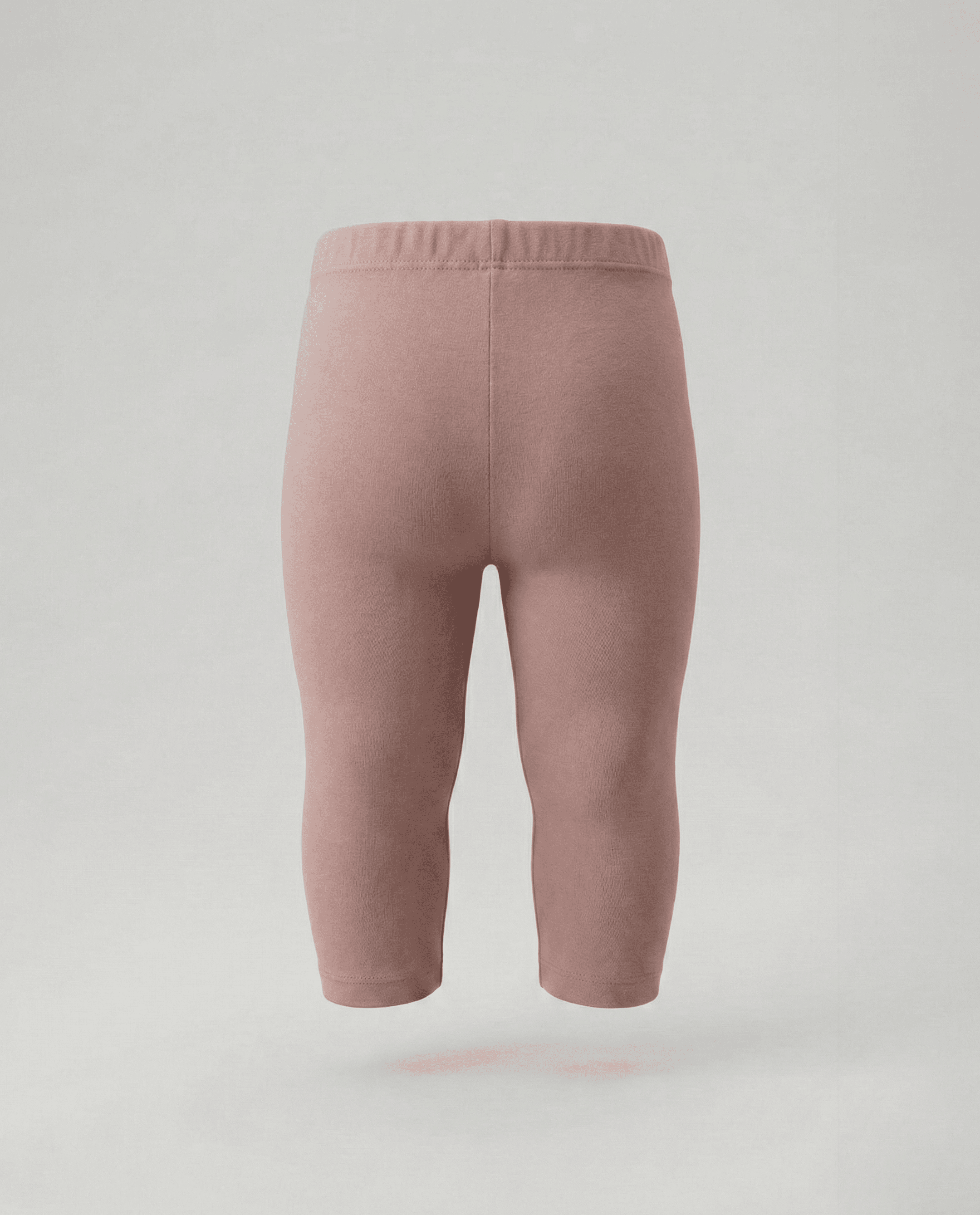 Pack of 3 Solid Elastic Waist Leggings