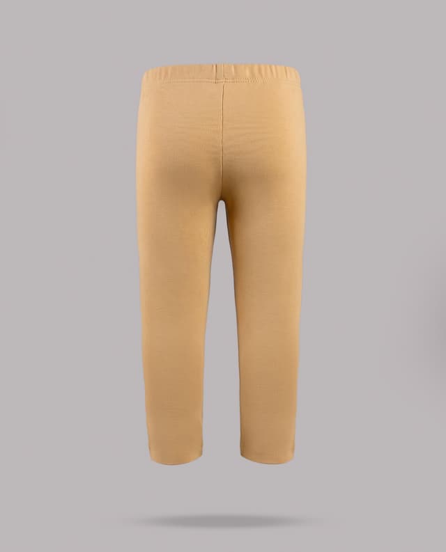 Solid Slim Fit Leggings with Elastic Waist thumbnail 4