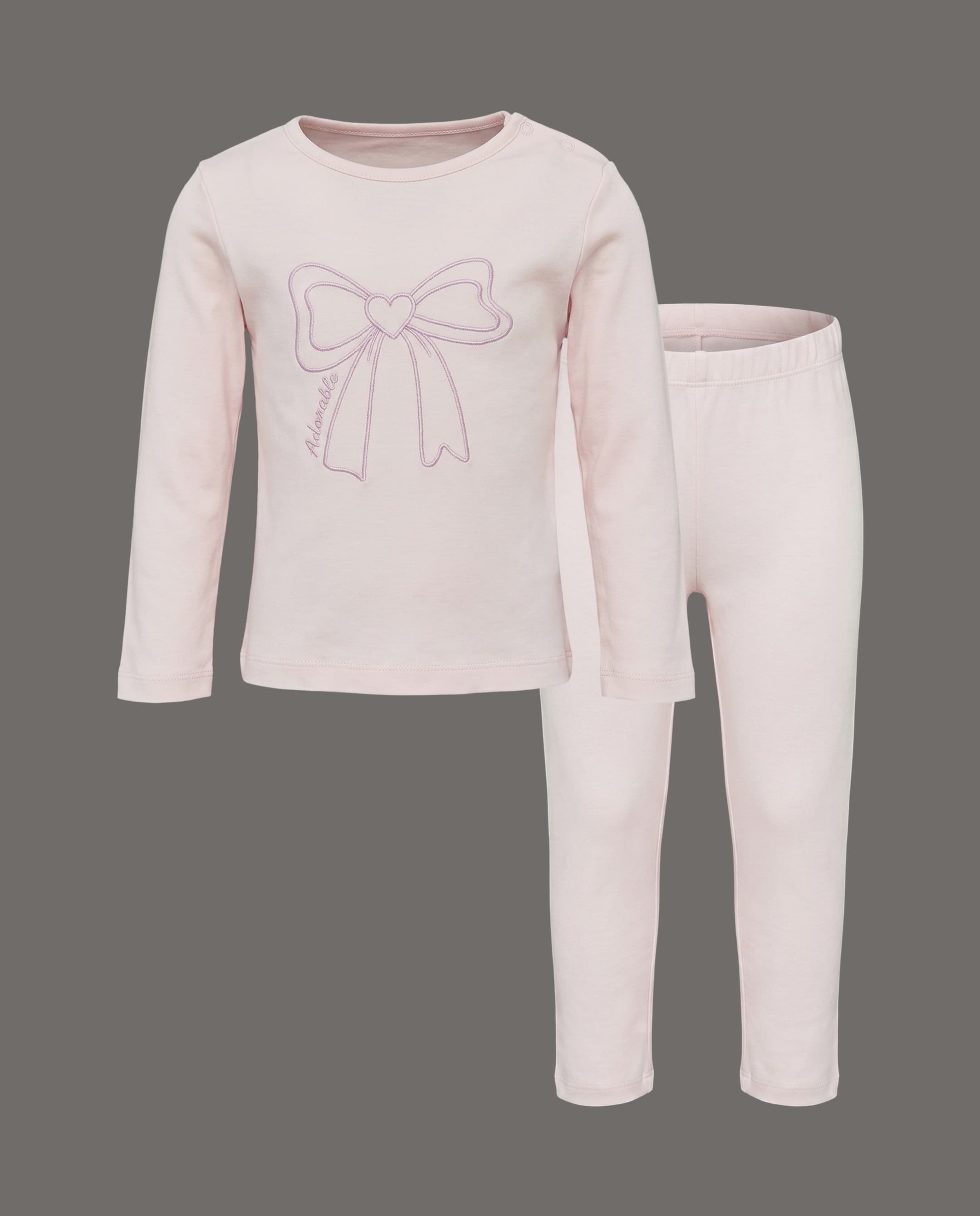 Long Sleeves Applique Pyjama Set thumbnail 3