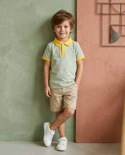 Short Sleeves Collar Polo Shirt
