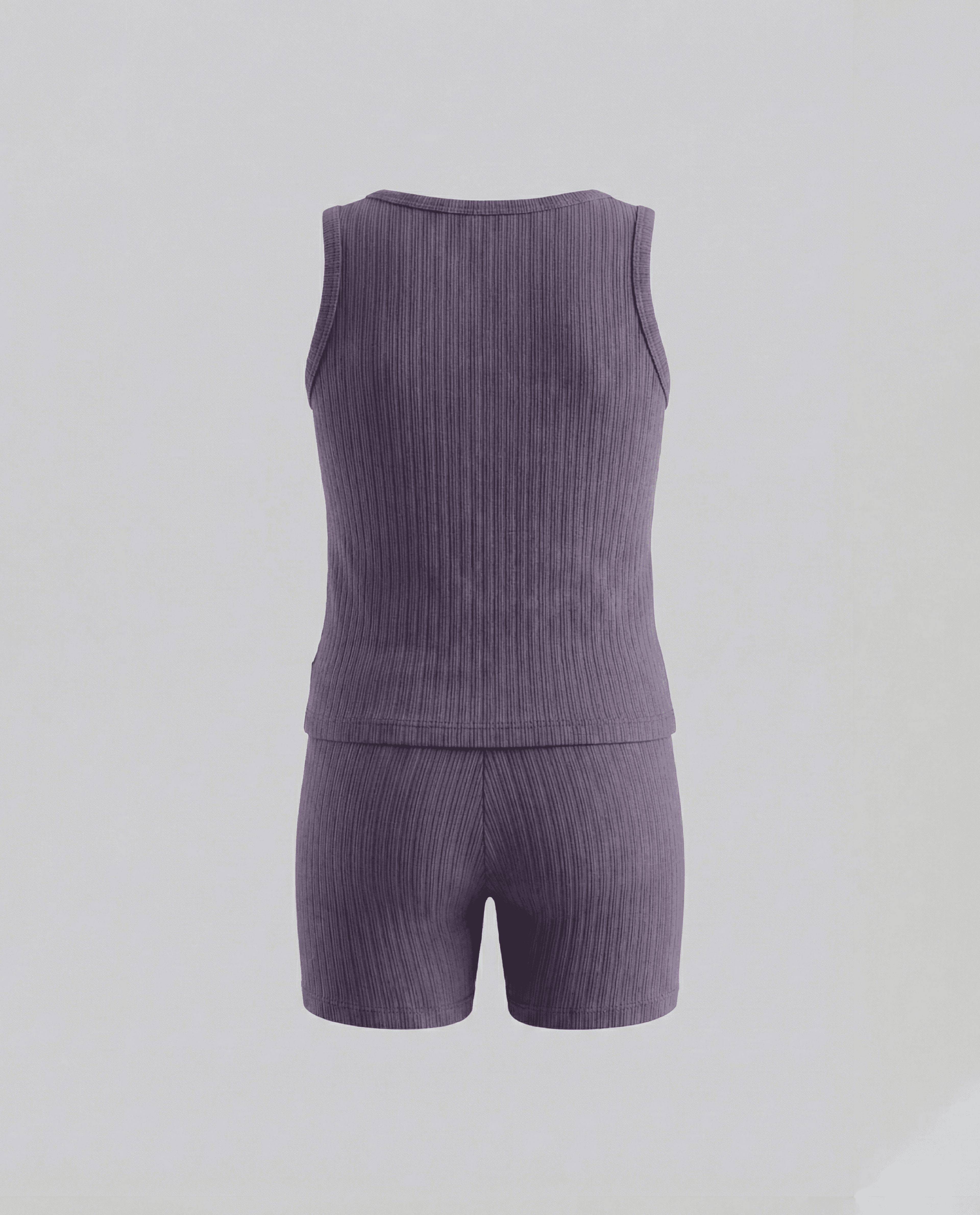 Ribbed Crew Neck Co-Ord Set