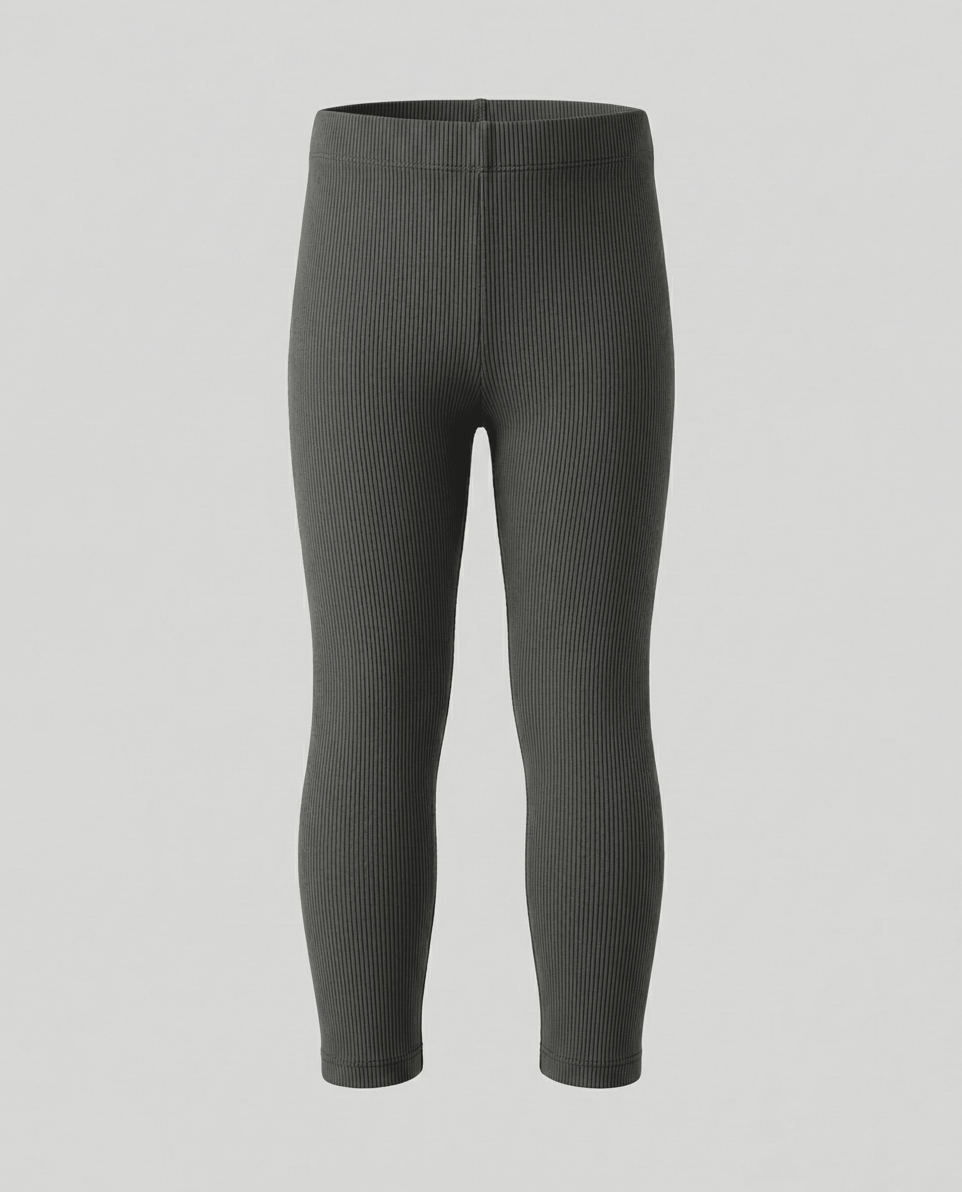 Ribbed Elastic Waist Leggings