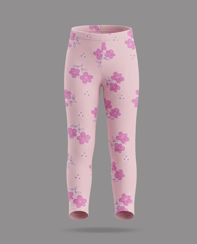 2 Pack Floral Print Leggings thumbnail 4