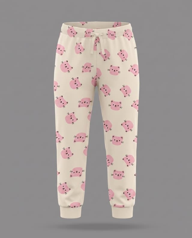 CAT Print Long Sleeves Pyjama Set thumbnail 4