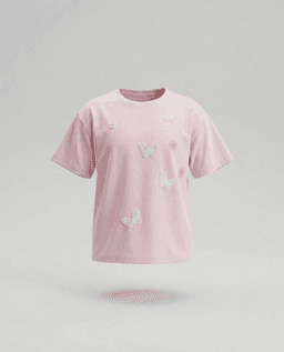 Appliqued Short Sleeves T-Shirt