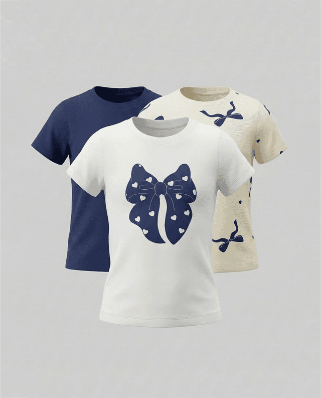 Pack of 3 Crew Neck T-Shirts thumbnail 1