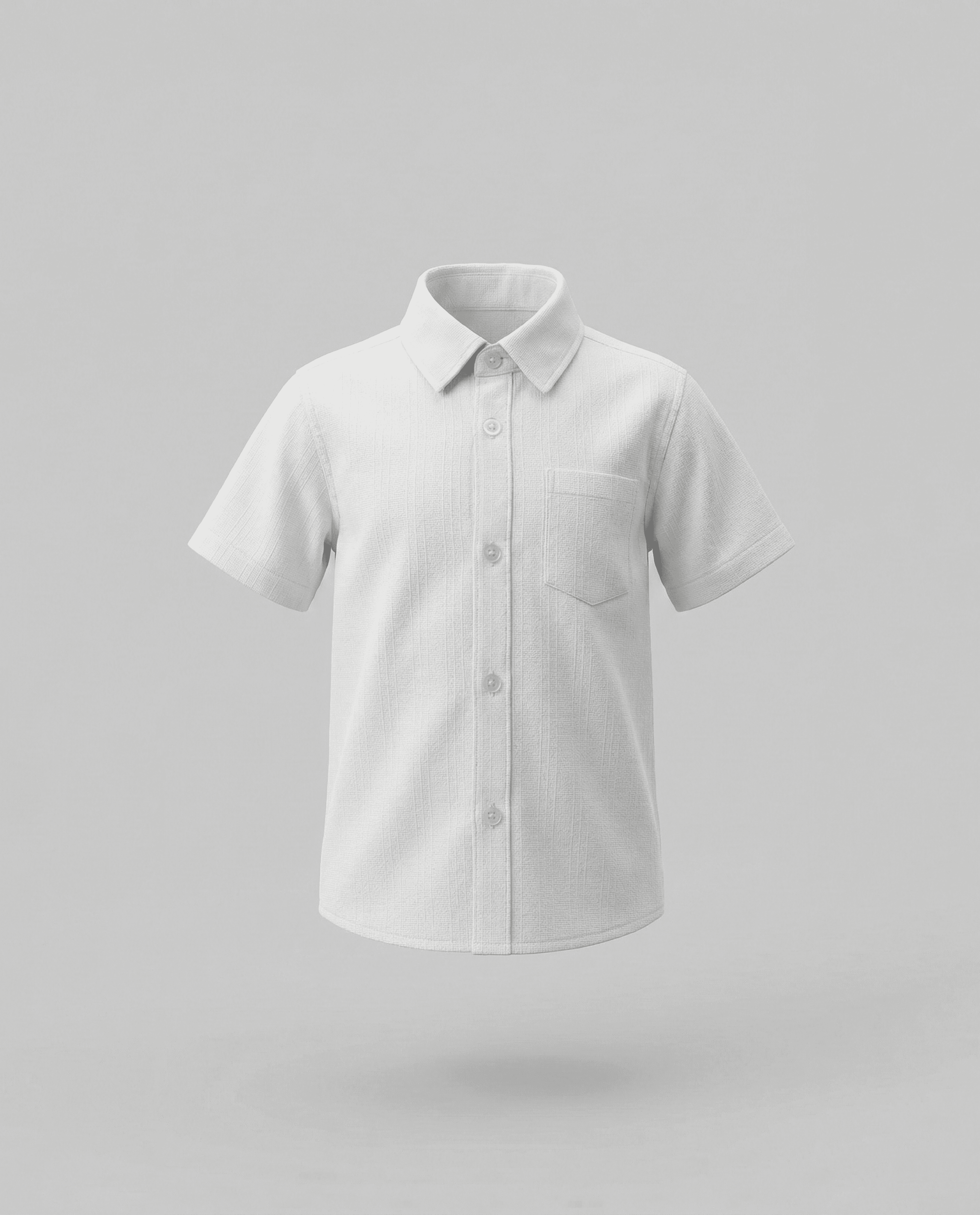 Textured Short Sleeves Shirt