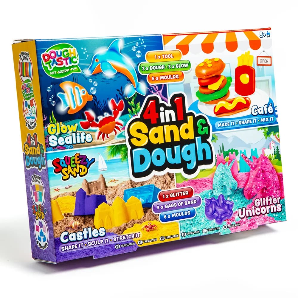 Babies & more Dough & Sand 4 In 1 - Multicolor