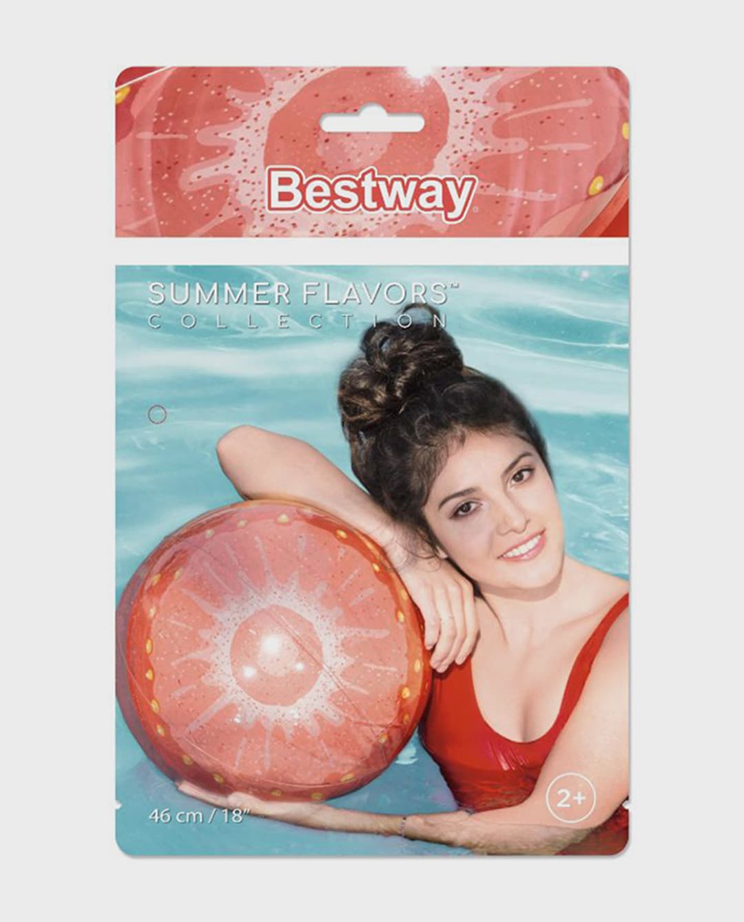 Bestway Beach Ball Fruit Assorted46Cm - Multicolor