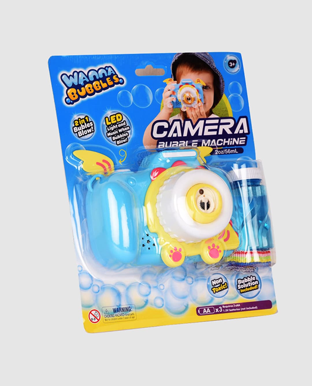 Wanna Bubbles, Camera Bubble Machine - Multicolor view 1