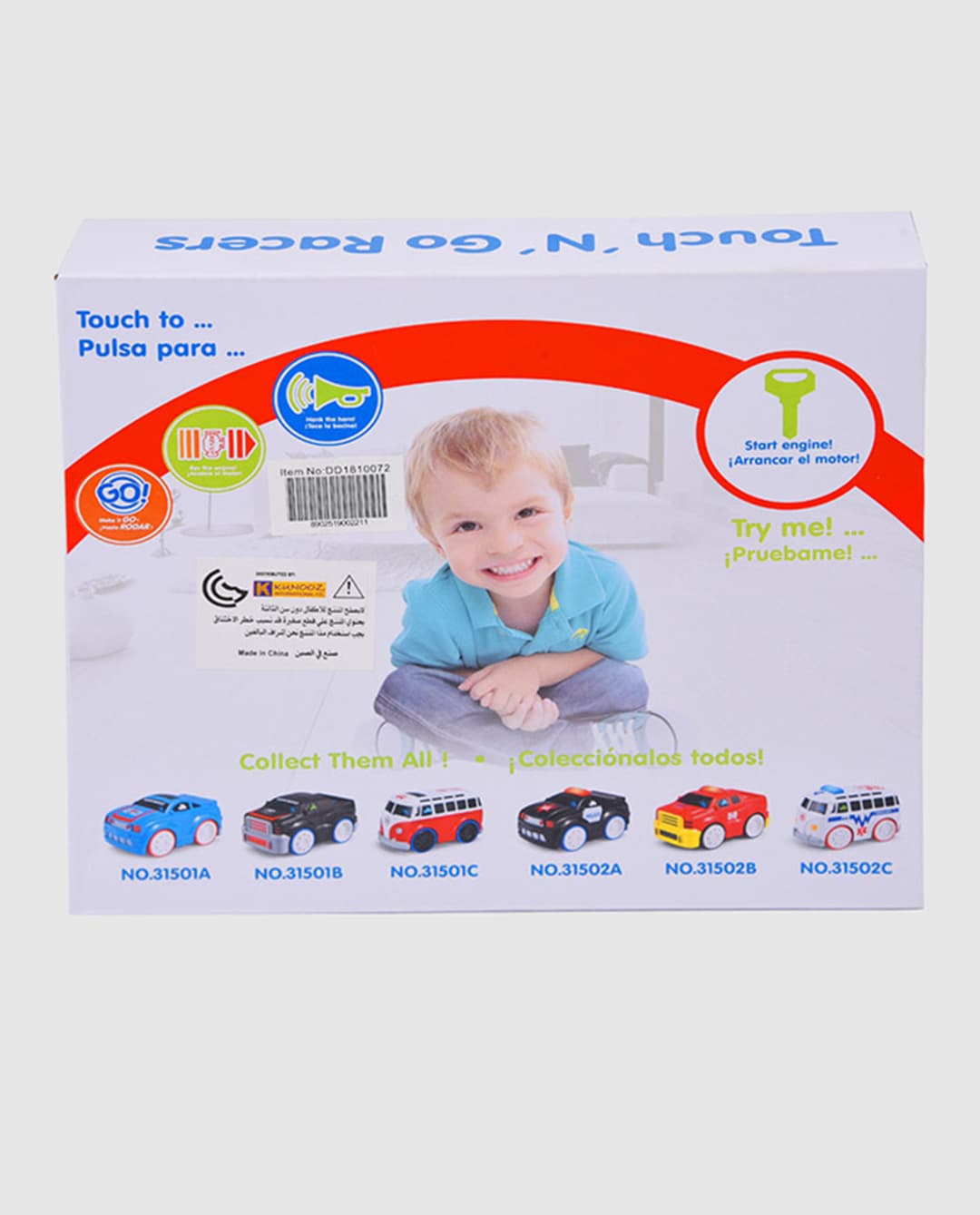 King Toys Touch N Go B/O-Blue Demon - Multicolor