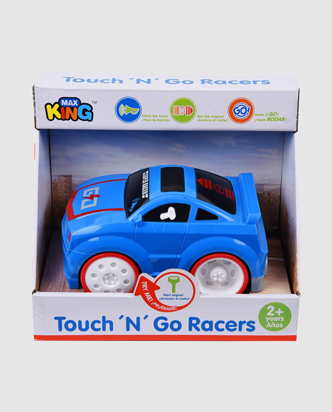 King Toys Touch N Go B/O-Blue Demon - Multicolor