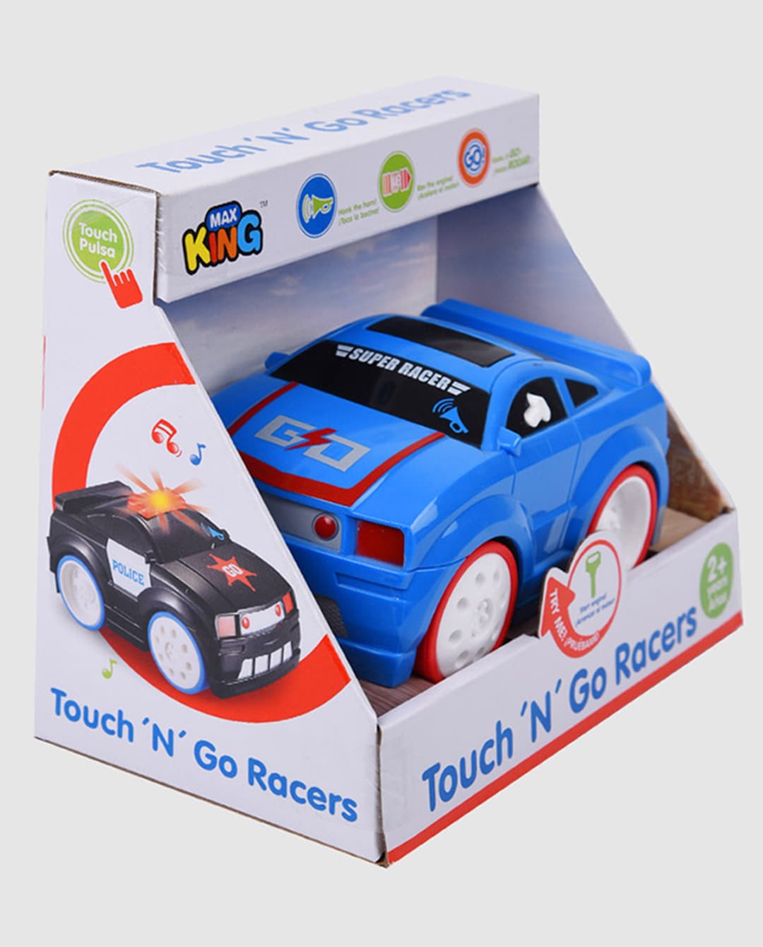 King Toys Touch N Go B/O-Blue Demon - Multicolor