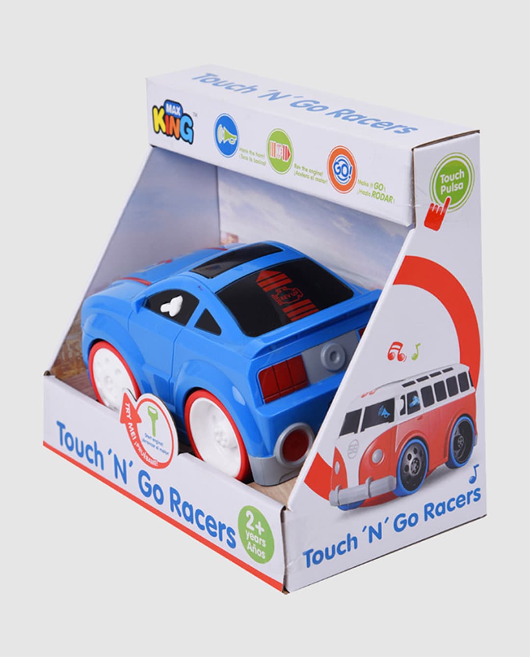 King Toys Touch N Go B/O-Blue Demon - Multicolor