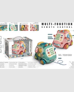 Babies & more - Fun Multifunction Educational Telephone Car - Multicolor