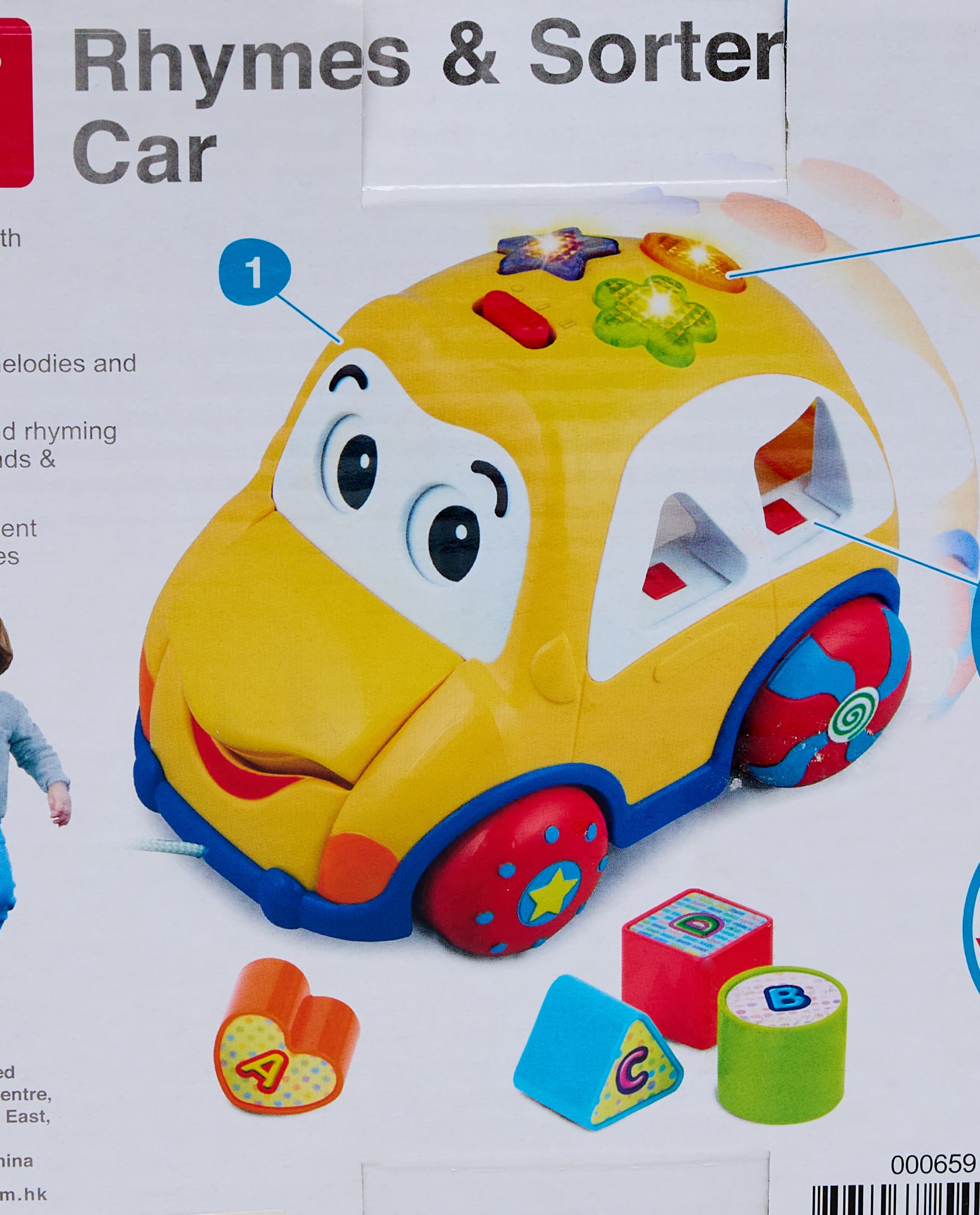 Babies & more Winfun Rhymes - Sorter Car - Multicolor