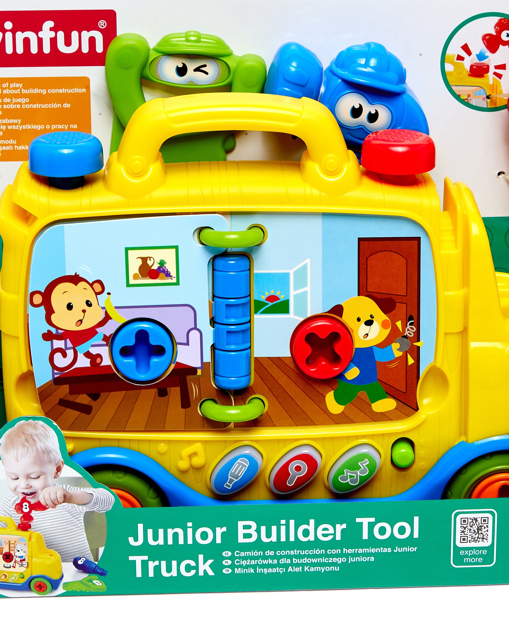 Babies & more Winfun Junior Builder Tool Tru - Multicolor