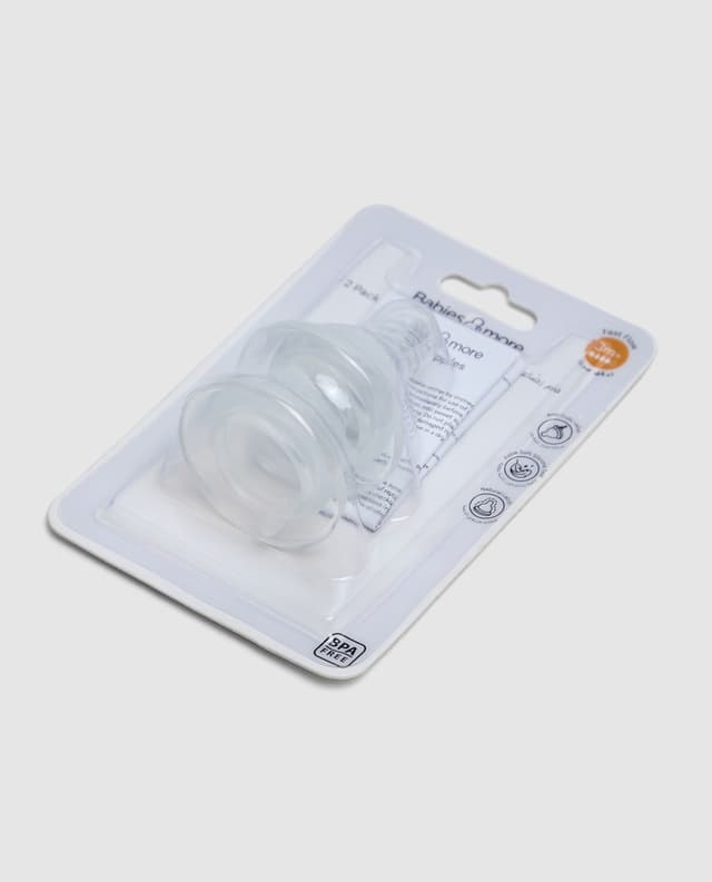 2 PACK REGULAR NECK NIPPLE FAST FLOW thumbnail 2