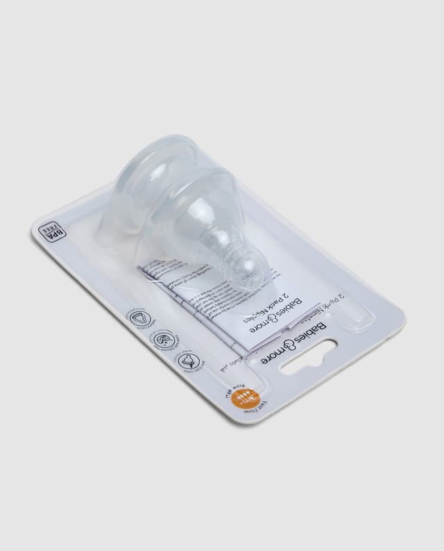 2 PACK REGULAR NECK NIPPLE FAST FLOW thumbnail 3