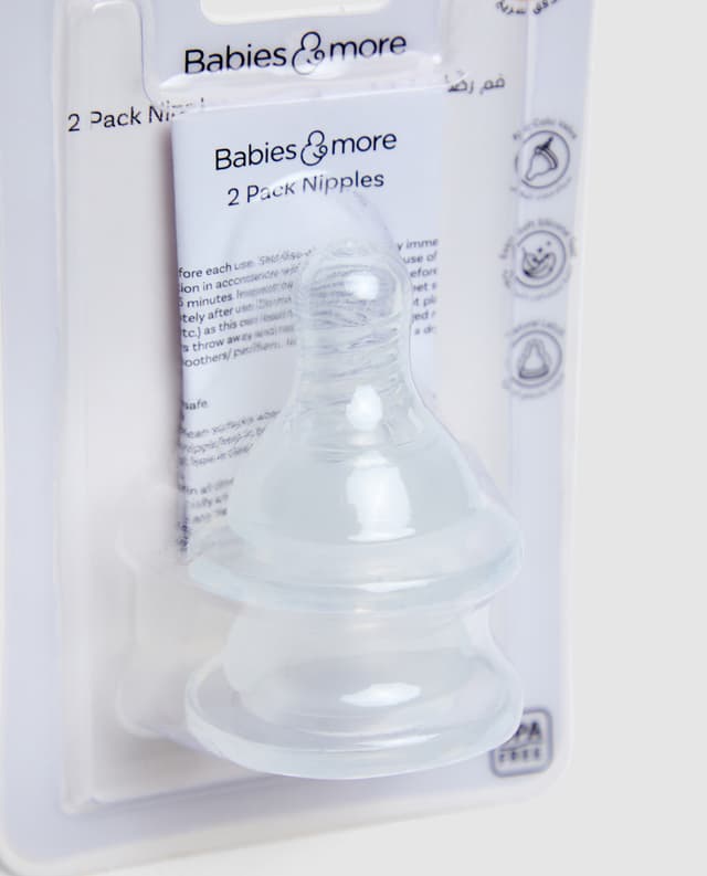2 PACK REGULAR NECK NIPPLE FAST FLOW thumbnail 4