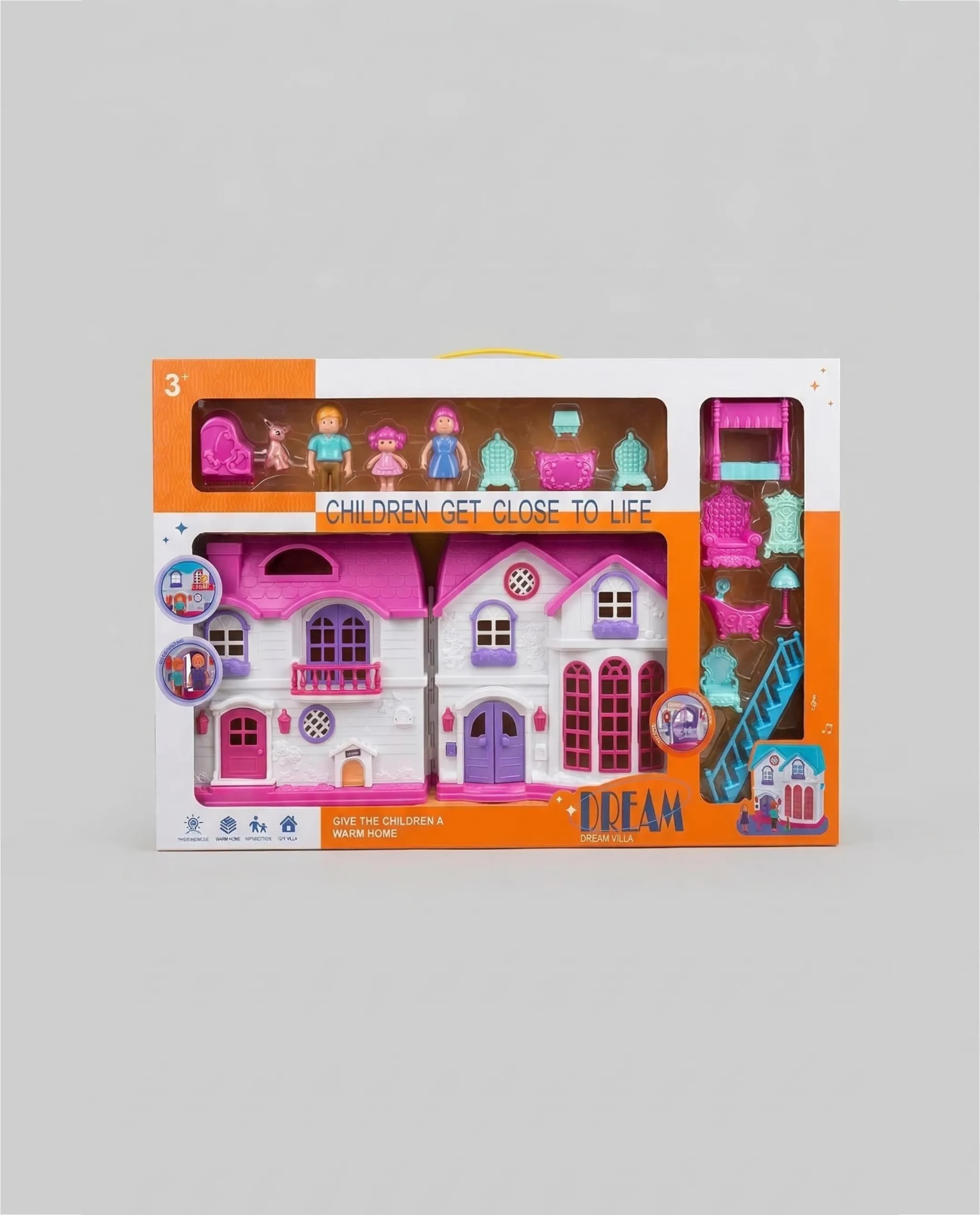 Babies & more Villa Set With Light & Sound Villa - Girls - Multicolor