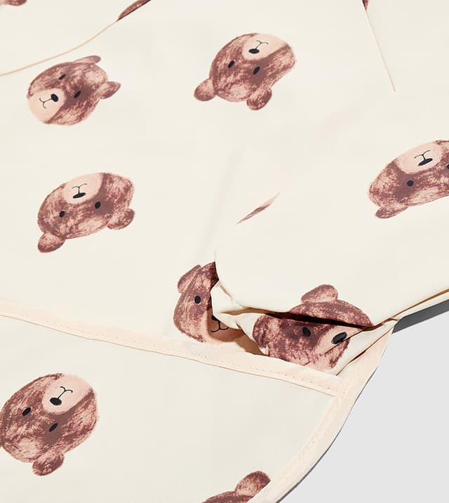 Baby Bib With Long Sleeves thumbnail 4