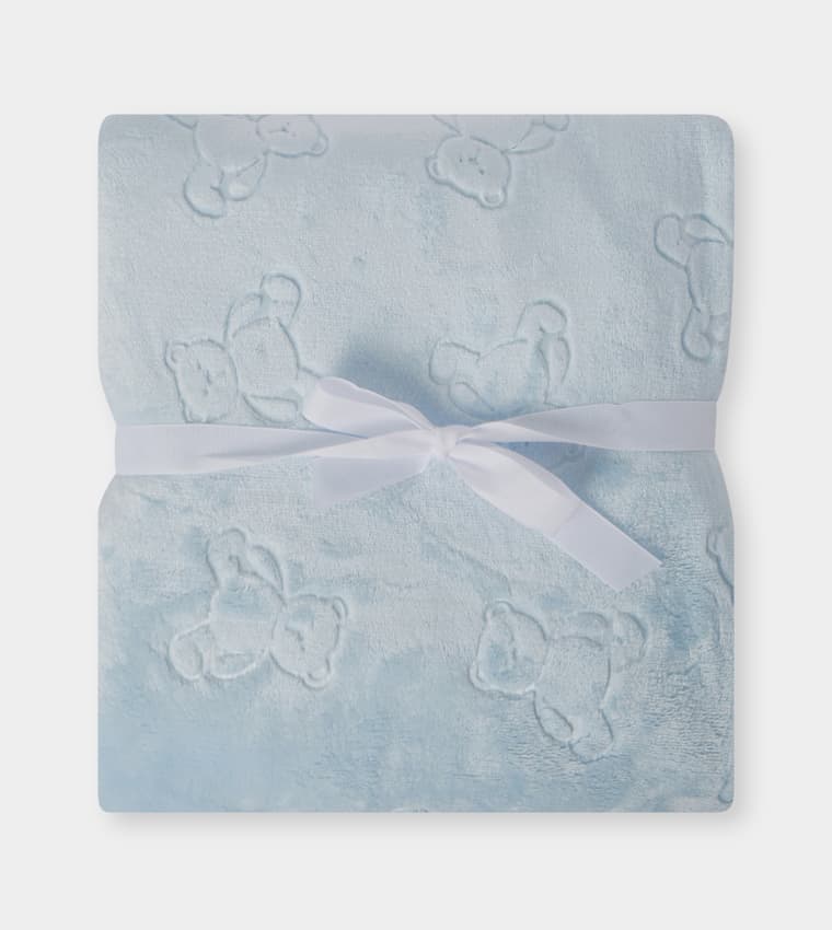 Baby Blanket - Blue - 80X110Cm