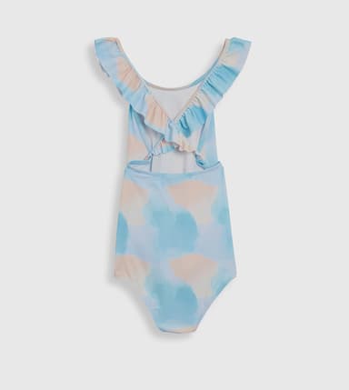 Printed Ruffle Sleeveless Swimsuit thumbnail 2