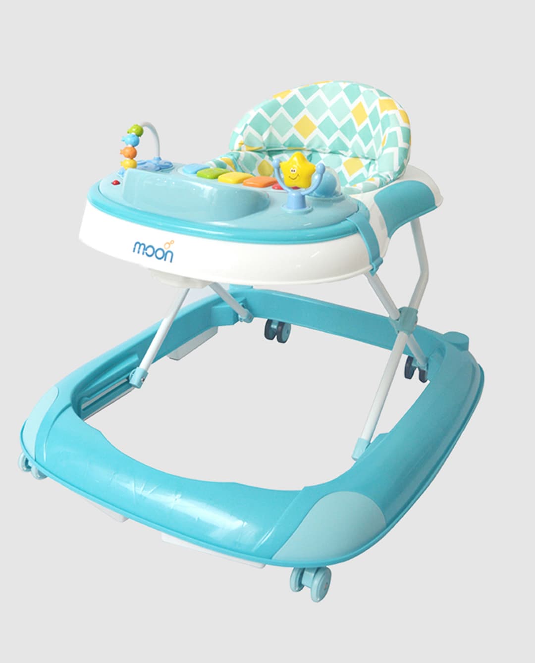 Moon Muv - Walker - Blue Dino - Multicolor