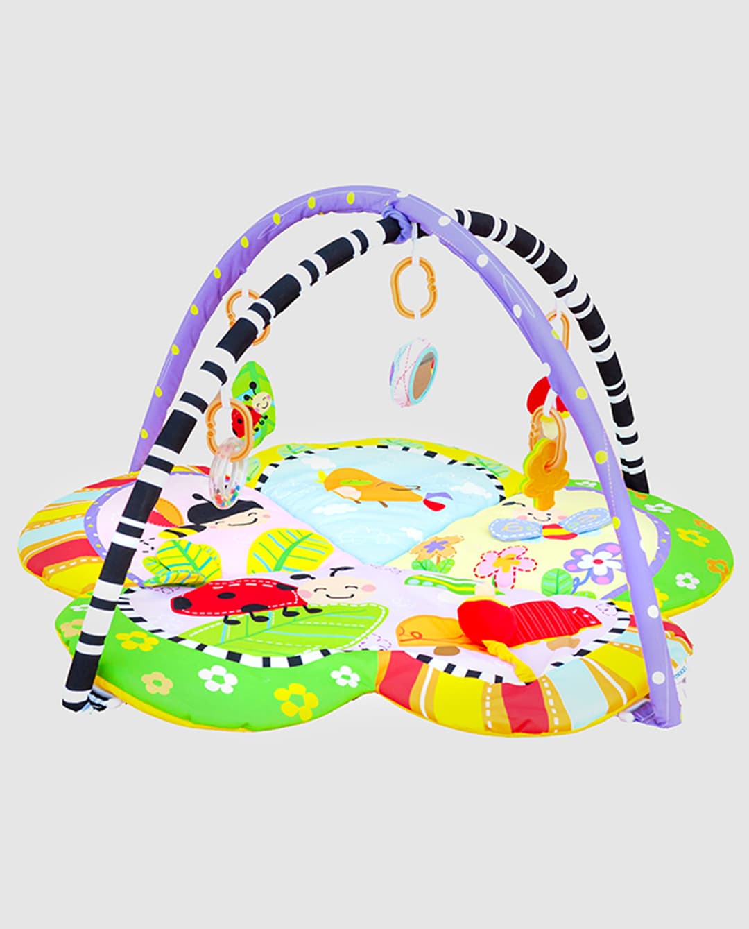 Moon Toys Moon Perky Playmat And Activity Gym Flower - Multi