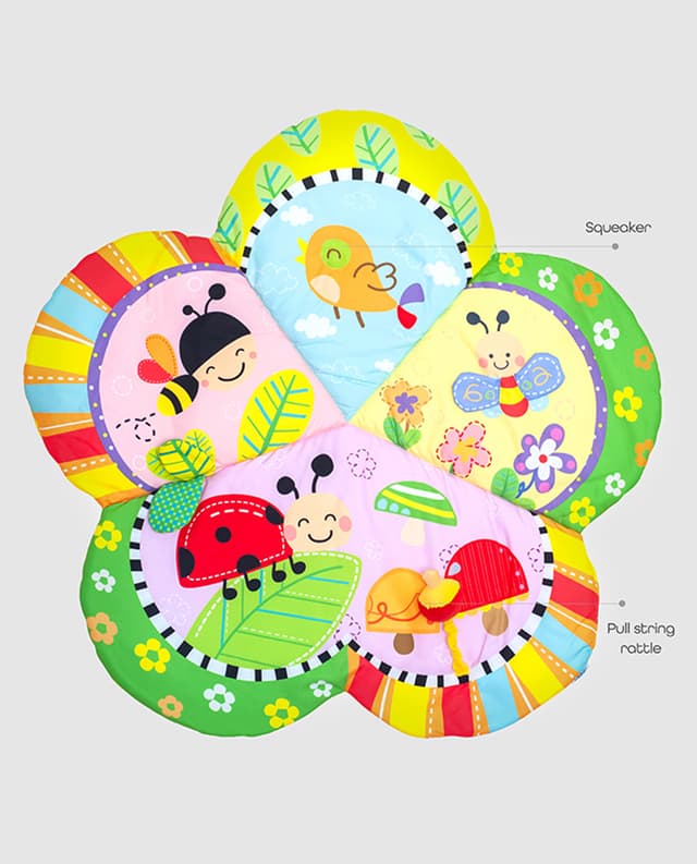 Moon Toys Moon Perky Playmat And Activity Gym Flower - Multi thumbnail 3